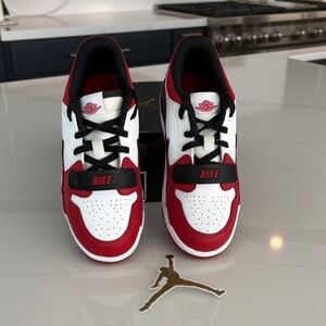 Jordan Kids Sneakers Red Black White